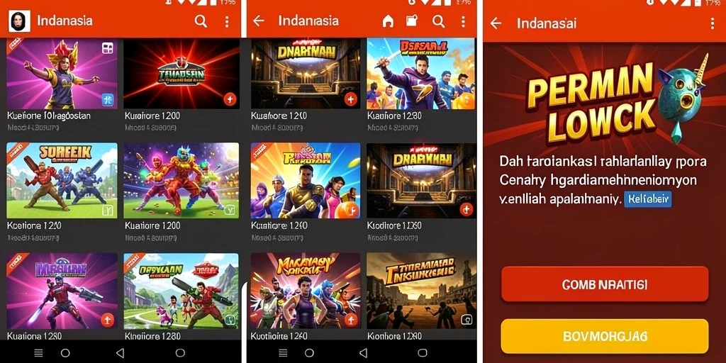 Beragam level yang penuh tantangan.