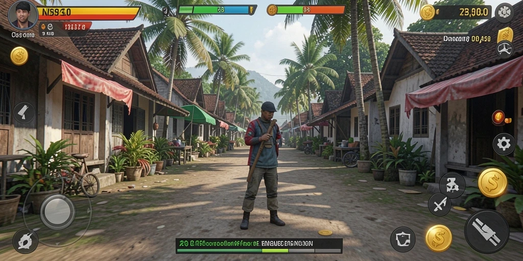Screenshot aksi seru di mode Ultimate Battle.