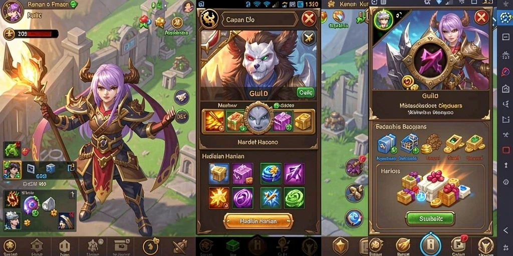 Screenshot menampilkan sistem reward yang motivatif untuk pemain.