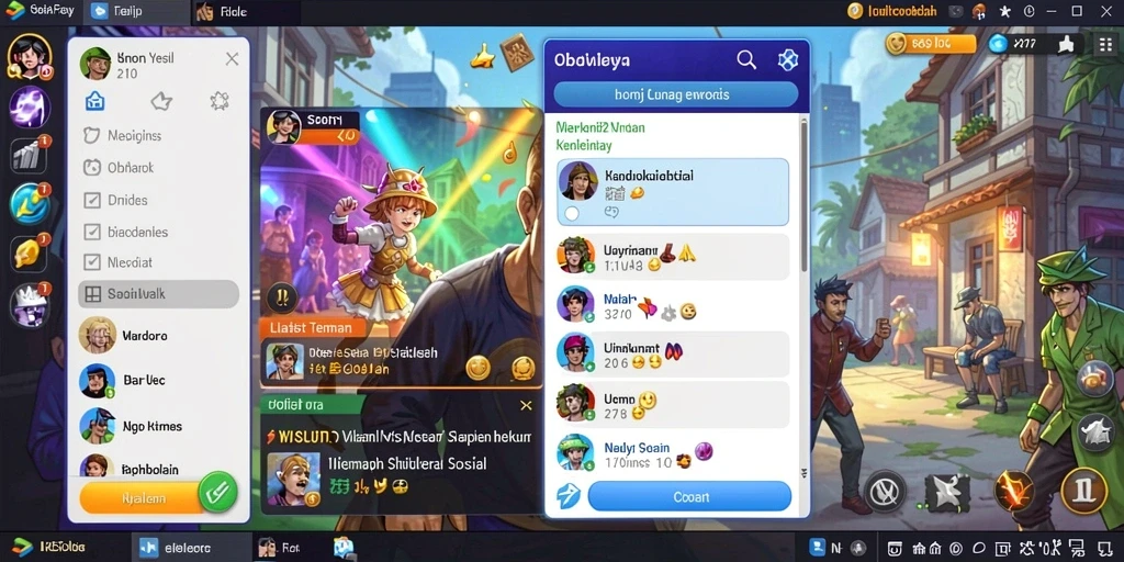 Karakter-karakter unik yang dapat dipilih.