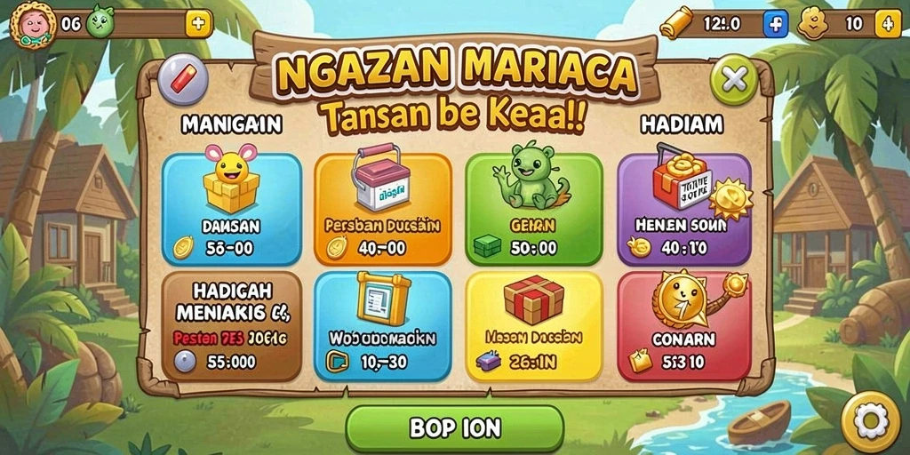 Fitur kustomisasi karakter yang beragam dan unik.