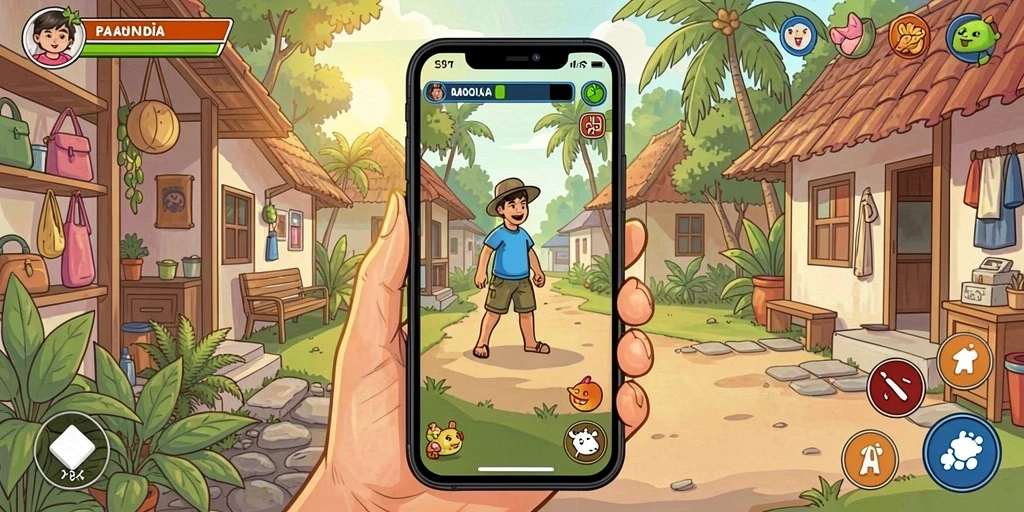 Grafik yang memukau menambah keseruan bermain.