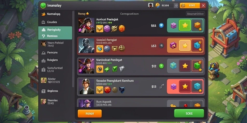 Event harian yang menawarkan hadiah menarik.
